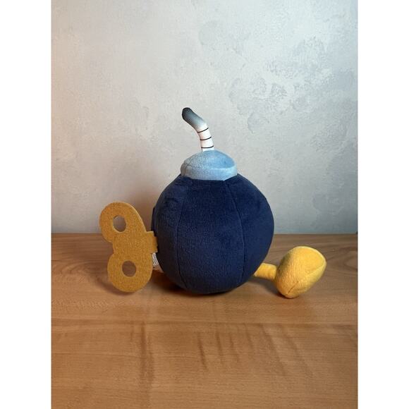 Super Mario All Star Bomb Plush Bob Omb Little Buddy Blue Nintendo Plush 2017 - Picture 4 of 8